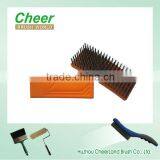 Wire Cleaning Brush With Brass Wire, Plastic Handle. thumbnail-1