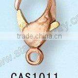 Lobster Clasp (Iron With Brass) thumbnail-1