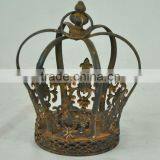 French Style Christmas Gift Decorative Metal Crown thumbnail-2