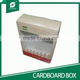 DECORATIVE CARDBOARD PACKING BOX FOR FRUIT WITH PVC WINDOW