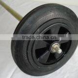 Rubber Wheels 8 Inch for Waste Bin Wheel for Trash Bin thumbnail-4