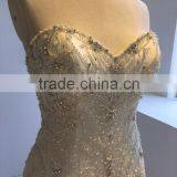 Guangzhou Factory Real Sample Latest Wedding Dress 2016 Lace Appliqued thumbnail-3