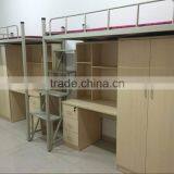 Ningbo CE Double Decker Metal Bed With Desk and Storage thumbnail-4