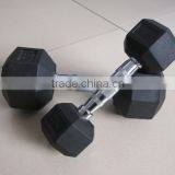 Best Price Wholese Rubber Coated Dumbbell Set for Male and Female Use Bodybuilding Use Popular Color thumbnail-5