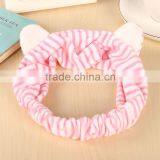 Hot! Women Girls Headband Korean Style Cute Stripe Cat Ear Headwraps Girls Fashion Hair Accessories Beautiful Bowknot Hair Bands thumbnail-5