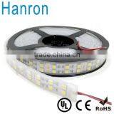 Single Color Double Row 120led/m Smd 5050 IP66/IP67 Sicilon Tube Waterproof Led Flexible Strip Light Tape 24V thumbnail-1