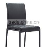 Z656 Wholesale Luxury Colorful Upholstered Metal Modern Dining Chair thumbnail-2