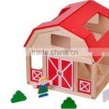 New Design Educational Miniature Wooden House Crafts Diy Animal Toy thumbnail-4