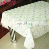 Lace embossed vinyl lace tablecloth