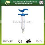 2015 10ml Colorful Plastic-Steel Veterinary Syringe