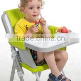 2015 hot model high quality folding portable baby folding high chair