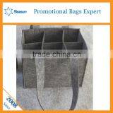 China Factory Direct Selling Portable Felt Wine Bag for 6 Bottles Supplier's Choice thumbnail-2