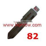 High Quality Opel Left Key Blade 82# Car Key Blank Blade