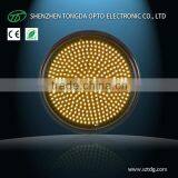 220V Yellow Circle Led Traffic Light