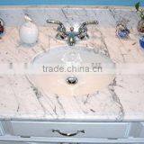 First Choice Italian White Carrara Marble Vanity Tops thumbnail-1