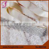 FUNG 8002238 New 2016 Fashion Crystal Beaded Sash Diamond Weddding Accesories Sash,Wedding Sash Belt thumbnail-4