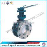 Manual Flange Type Hard Sealing Butterfly Valve