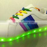 2016 Popular Led Flashing Light Shoe Men Women Lovers LED Light up Shoes thumbnail-4