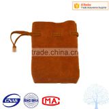 Factory price high qualtiy suede jewelry pouch and size customized