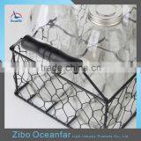 Fancy Transparent Set 6 Vintage Coconut Milk Glass Bottle Recycled Bottle Milk With Stand thumbnail-3