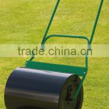 Hand operation steel water/sand filled garden lawn roller garden tool holder/rack
