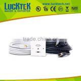 VGA Audio HDMI 86*86 Wall Plate White/Black thumbnail-1