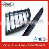 Euro Style Replacement Carbon Black Front Grille For BMW E90 04-08 Pre-facelift 3 Series thumbnail-5