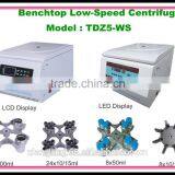 BENCHTOP LOW-SPEED MULTIPLE-PIPE AUTOMATIC BALANCING CENTRIFUGE TDZ5-WS