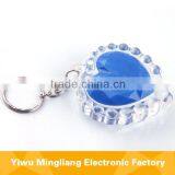 New Design Heart Shape Led Light Keychains Mini Toy Light