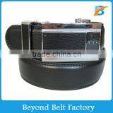 Beyond Men's Formal Black Split Leather Ratchet Dress Belt thumbnail-1