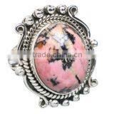 925 Silver Ringds in Wholesala Price, Rhodonite Ring Best Wholesale Price thumbnail-1