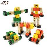 Interesting popular distortional wooden toy robot