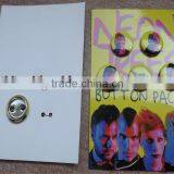 Promotion Gifts Tinplate Button Badges,tin Badge With Display Card,