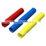 Colorful rigid plastic tube extrusions