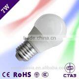 Competitive price led bulb lighting widely use in home lighting E27 constant current driver 7W led bulb