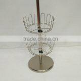 Sand Nickel Revolving Shoe Rack for 18 Pairs Shoes thumbnail-4
