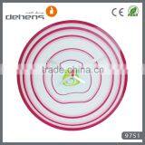 Decorative Funny Glass Wall Clock With Fruit Shape Design thumbnail-2