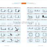 6063 Aluminum Extrusion Profile for Sliding Door,names of Aluminum Profiles thumbnail-1