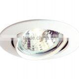 Adjustable Tilt 30 Deg Ratate 340deg Low Voltage Halogen Recessed MR16 Downlight Fixture HL268