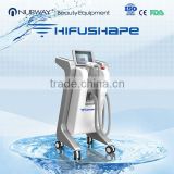Bags Under The Eyes Removal High Quality High Intensity Focused Ultrasound Best High Frequency  HIFU System Cellulite Machine For Fat Reduction Professional High Frequency Machine