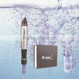 Cordless Electric Dermapen Mirco Needle Skin Stamp Pen Therapy With 2 Needle Cartridges thumbnail-2