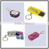 Special Fancy Small Cute Tin Box With Key Chain , Coin Saving Bank