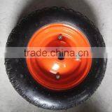 14 Inch Pneumatic Rubber Wheel 3.50-8 With Axle thumbnail-5