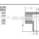 PF2224 Male Branch Tee,Pipe Fitting,Brass Fitting,Auto Parts thumbnail-4