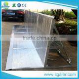 Australia Security Used Aluminum Stage Barrier Galvanized Crowd Control Fence