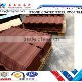 Stone Coated Roof Sheet, Purple/wine Red/green/black Roof Tile for Prefab Houses, Villas thumbnail-6