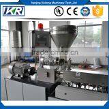 LDPE Twin Screw Extruder Machine For Recycling Pellet Making Line/Soft Rigid Plastic PVC Compound Granule Granulating Extruder thumbnail-5