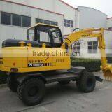 Small China Brand Wheel Hydraulic Excavator for Sale thumbnail-2