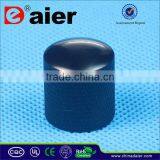 Volume Black Guitar Round Metal Knobs