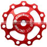 Kactus Cycling MTB Guide Roller Wheel Rear Derailleur Pulley Alluminum Alloy CNC 11T for SHIMANO SRAM thumbnail-5